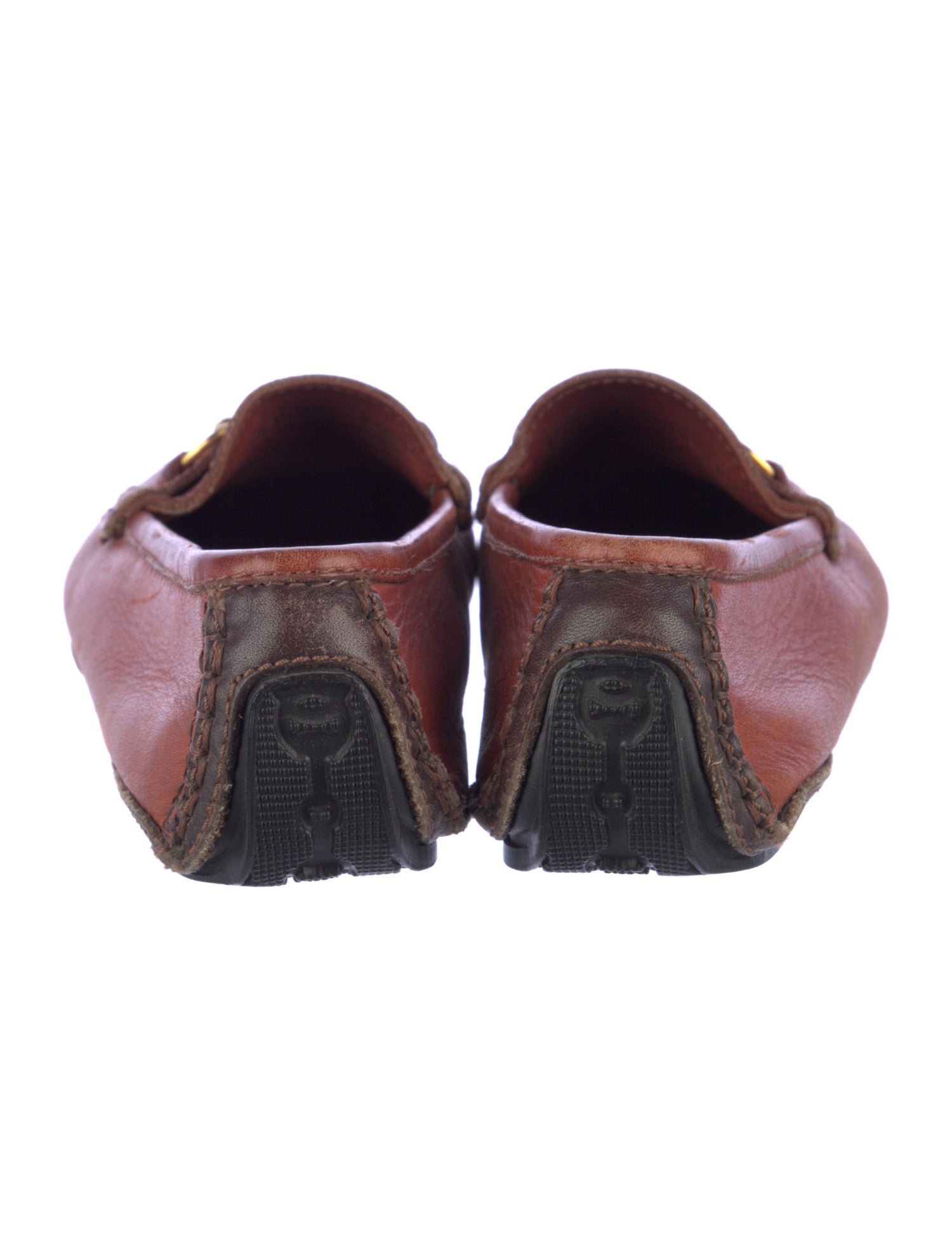 Gucci Horsebit Accent Leather Loafers